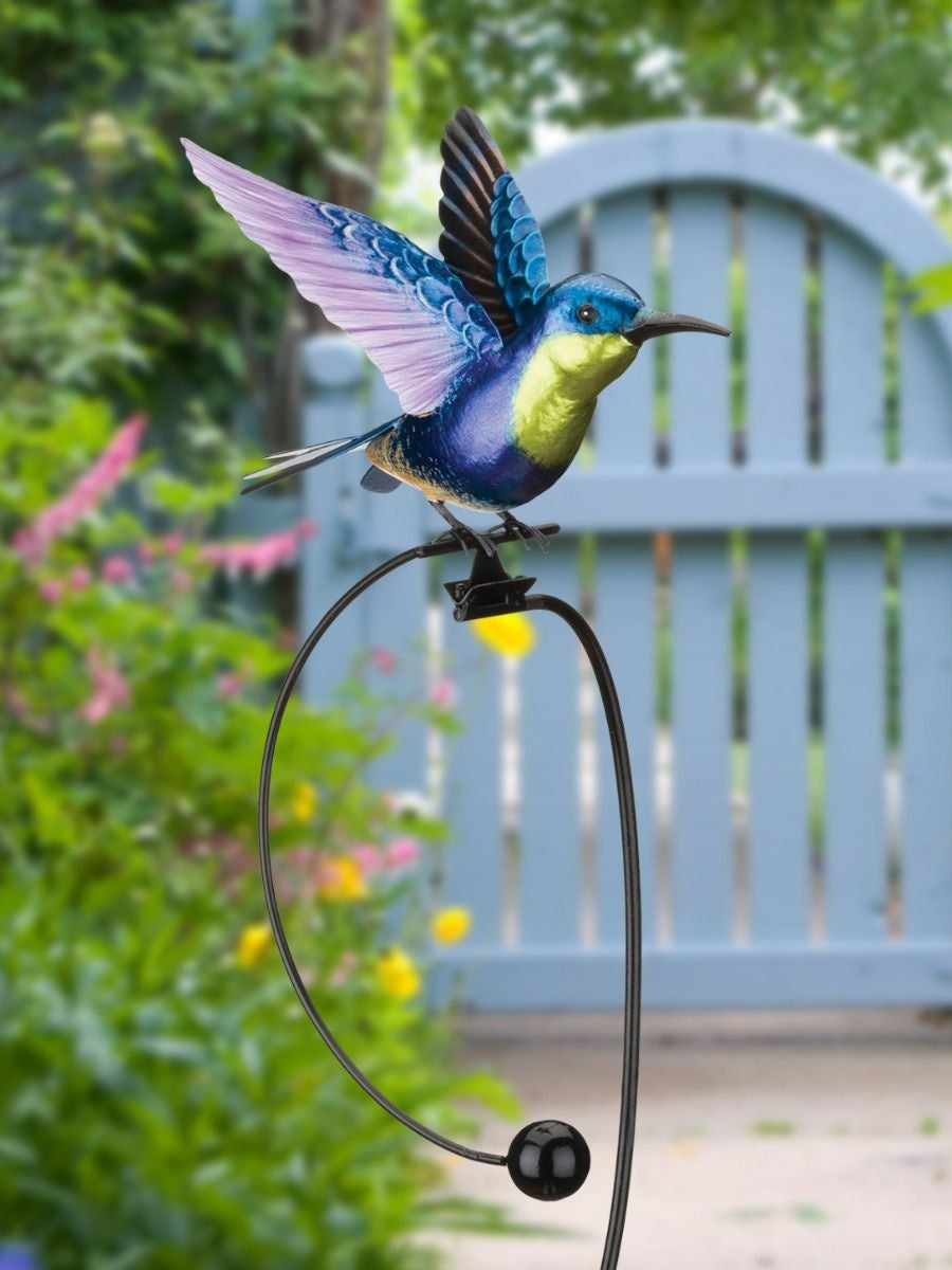 Woodnymph Hummingbird Rocker Stake